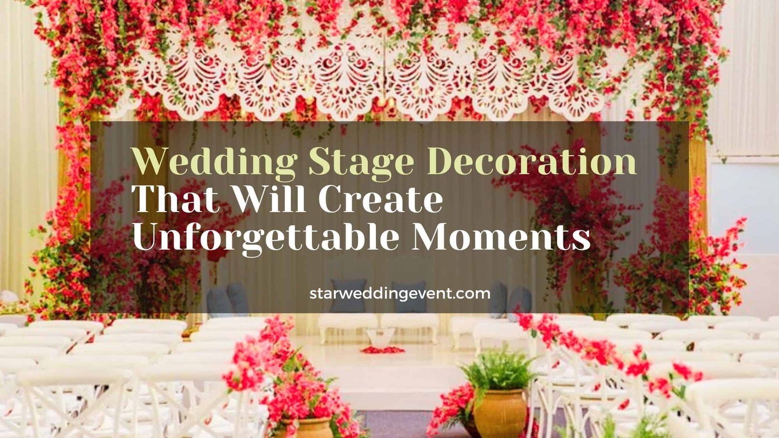 Wedding Stage Decoration