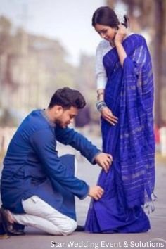Romantic wedding couple poses