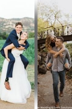 Romantic wedding couple poses