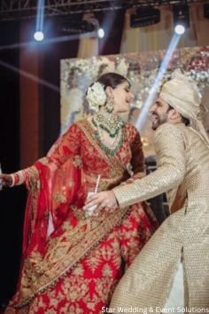 Romantic wedding couple poses