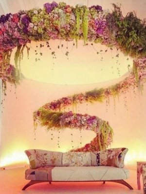 Floral Mehndi Decoration 