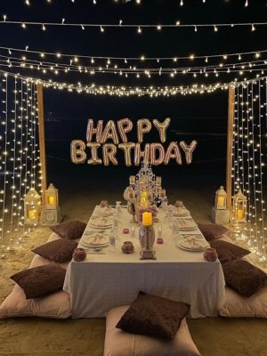 Cabana terrace decoration