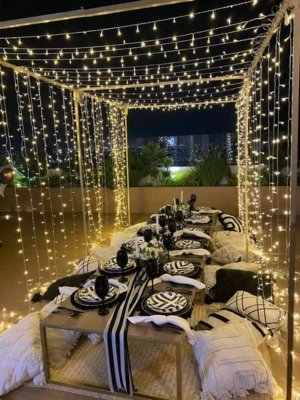 Cabana terrace decoration